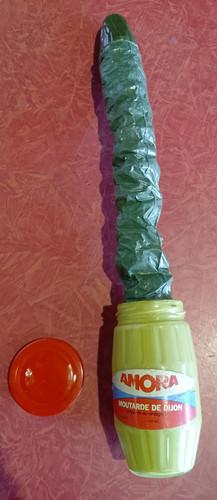 Rare pot moutarde farce - pot,
