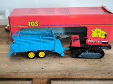 ROS   TRACTEUR  OLIMPUS  TURBO   ET REMORQUE   COFFRET   ECHELLE  1.32