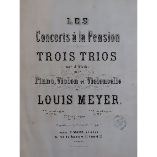 Meyer louis trio op 2 - louis, no