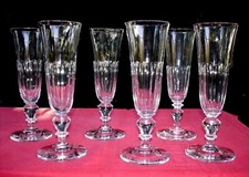 BACCARAT 6 SEKTGLÄSER  FLUTES