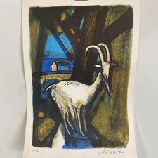 Briata Lithographie Chèvre