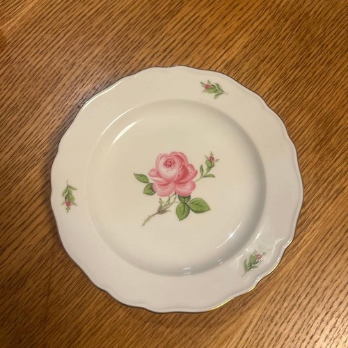Assiette meissen rose - meissen,