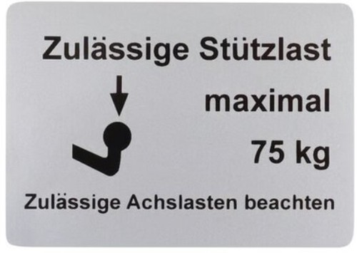 Autocollant charge maxi