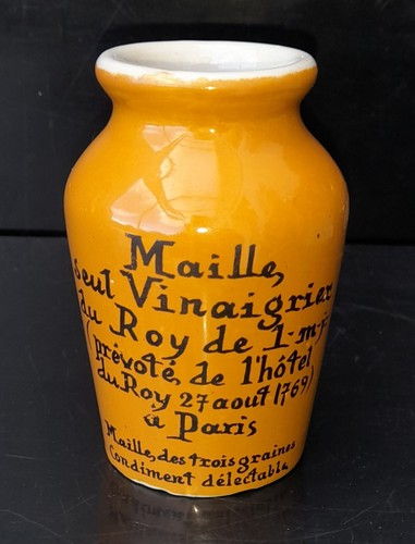 Pot moutarde ancien maille - moutarde,