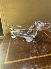 Vide-Poche Teckel en Cristal