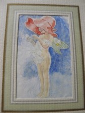 AQUARELLE DE PETITE FILLE