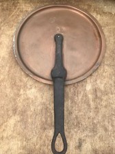 Ancien couvercle en cuivre  Ø 22,5 cm