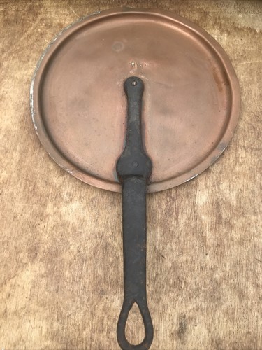 Ancien couvercle cuivre ø - couvercle,