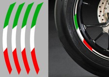 4 X STICKERS ITALIE ROUE JANTE