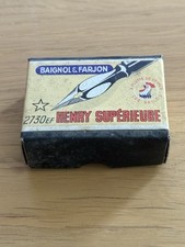 BOITE SCELLEE 144 PLUMES ANCIENNES HENRY SUPÉRIEURE BAIGNOL&FARJON 2130