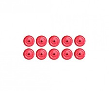 10 pions plastique rouge pour Baby-foot Smoby