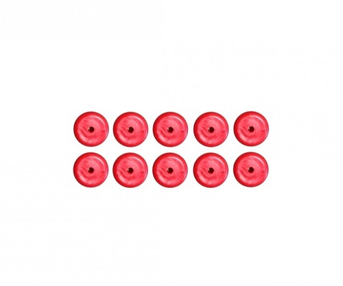 Pions plastique rouge pour - 10,