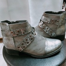 Bottines courtes " la Bottins Souriante " femme taille 37 cuir synthétique gris