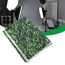  1PC 1x1.5M herbe fond tissu