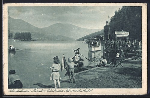 Carte postale bateau - , à