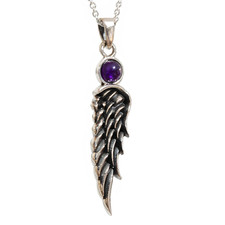 Collier pendentif aile d'ange