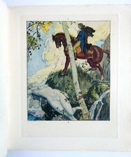 Goethe WERTHER 16 aquarelles gravées sur cuivre d'Auguste Leroux ex. sur vélin