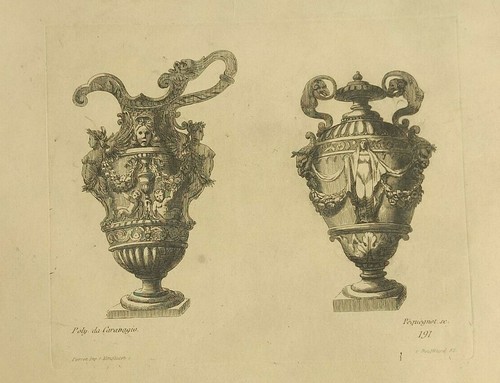 Aiguillere vase après - vase, d'après