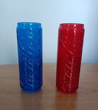 2 verres rouge et bleu UEFA