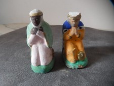 2 ANCIENS SANTONS CRÈCHE NOEL