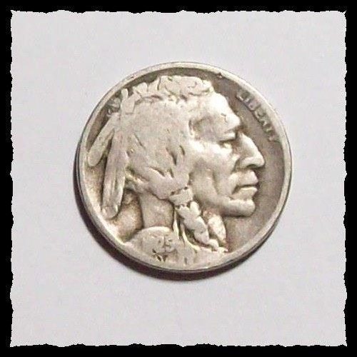 1925 buffalo nickel indian - buffalo,