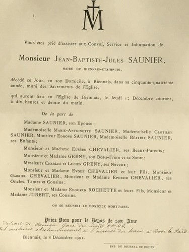Saunier chevalier greny faire - saunier,