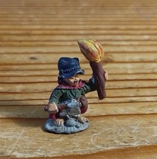 Grenadier Citadel Warhammer Dungeons and Dragons Halfling With Torch 5001 1980