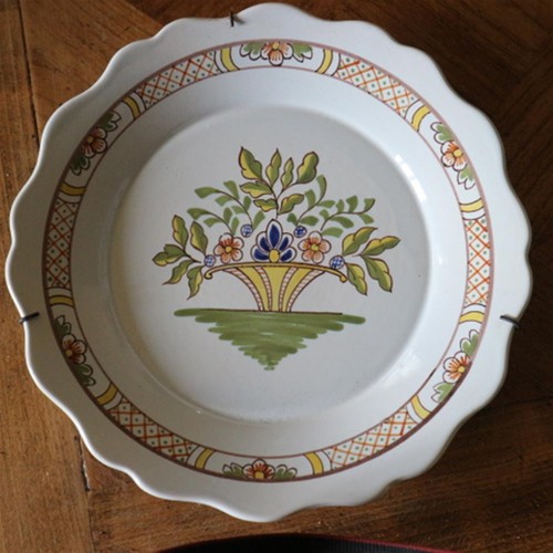 Ancienne assiette ceramique - ancienne,