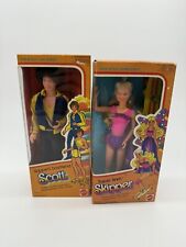 Barbie 1978 Super Teen Skipper et Scott  Fabriqué aux Philippines NRFB**
