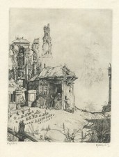 MOHLITZ PHILIPPE GRAVURE 1975 SIGNÉE AU CRAYON NUM/XVI HANDSIGNED NUMB ETCHING