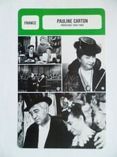 CARTE FICHE CINEMA  PAULINE