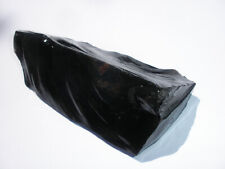magnifique obsidienne noire brute 265 g 13,5 cm x 5,5 cm x 4 cm collection 