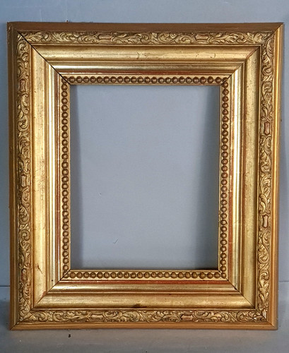 Cadre ancien perlé 5x41 - cadre,