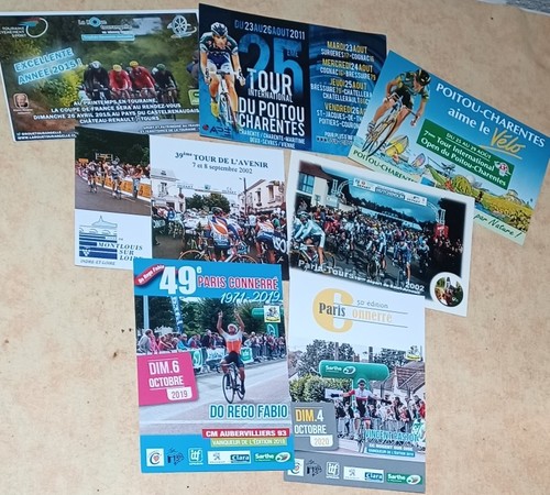 Cyclisme lot cartes course - lot,