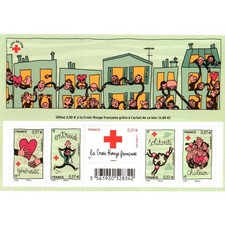 France feuillet F4699 croix rouge entraide 2012