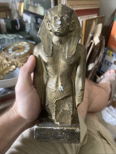 Ancien sculpture statue roi - ancien,