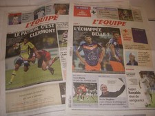 EQUIPE 21102 21.04.2012 RUGBY CLERMONT MONTPELLIER 22-9 F1 CHARLES PIC MARUSSIA