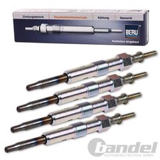 4x BERU Bougie de Préchauffage GN018 Convient pour 1.5/1.9 Diesel K9K Complet