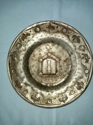 Old decorative plate - plate, medieval