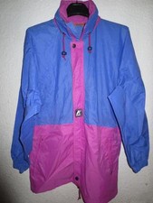Veste K-WAY violet mauve windbreaker nylon coupe vent S capuche