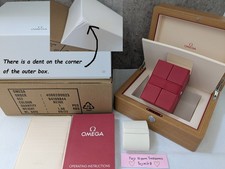 Boîte de montre en bois Omega