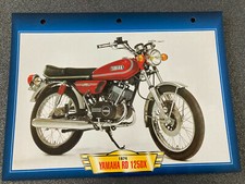 CARTE FICHE MOTO YAMAHA RD 125