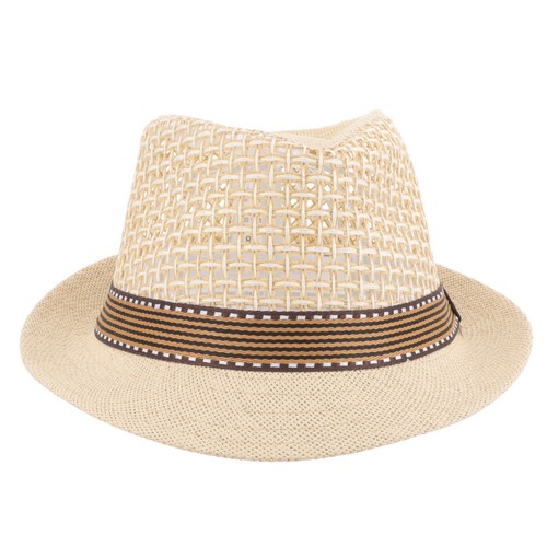 Chapeau soleil tissé - tissé, bob