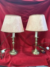 PAIRE DE LAMPE BOUGEOIRS