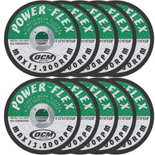 Premium Cut off Wheels for Cutting All Ferrous Metals  4 1/2"X1/16"X5/8" 10 Pack