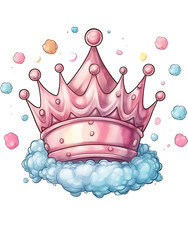 5 x autocollants de voiture barbe à papa princesse stickers doux rose déco...