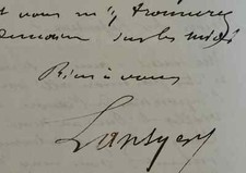 Le peintre Emmanuel Lansyer