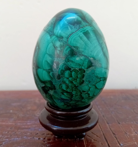 Oeuf malachite 270 livré - oeuf,