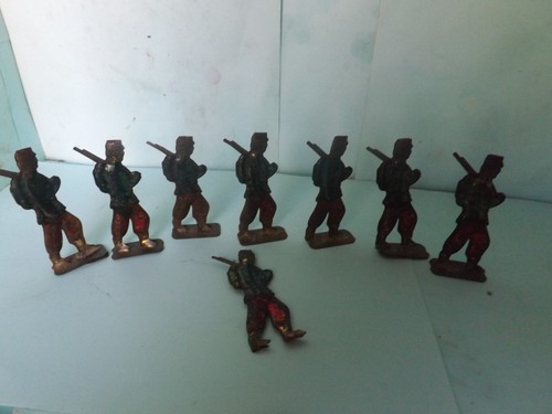 Lot sept soldats charles - de,