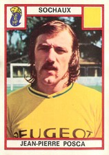 PANINI FOOTBALL 1976 SOCHAUX JEAN PIERRE POSCA
